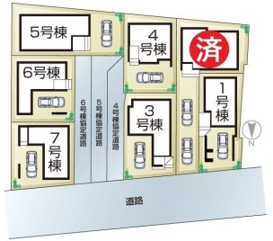 全7区画 全体区画図